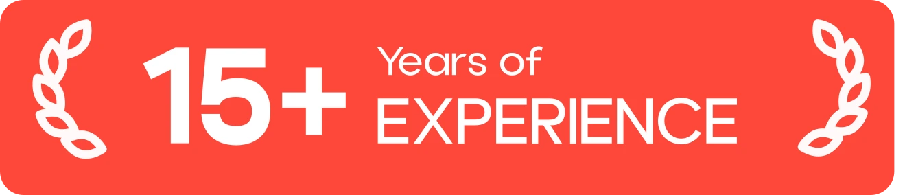 15+ years of experience